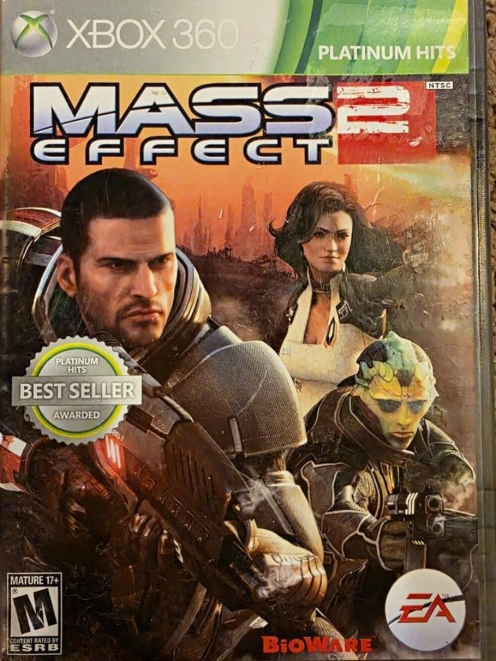 Mass Effect 2 Platinum Hits Microsoft Xbox 360 M 2010 Shooter Mass Effect